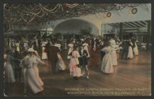 Interior of Lumina Dancing Pavilion at night, Wrightsville Beach, near Wilmington, N.C.
